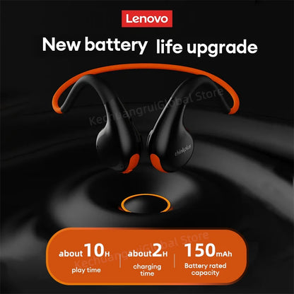 Air Conduction Wireless Headphones - Bluetooth 5.3 Sport Earphones with Ear Hook & Mic