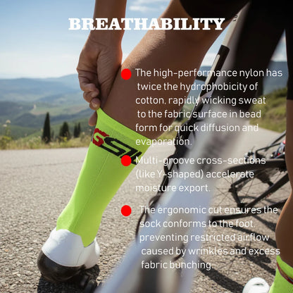 Performance Compression Athletic Socks - Multi-Sport High-Elastic Design