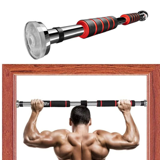 Telescopic Doorway Pull-Up Bar - Heavy-Duty Adjustable Chin-Up Bar with Non-Slip Grip for Home Gym Strength Training