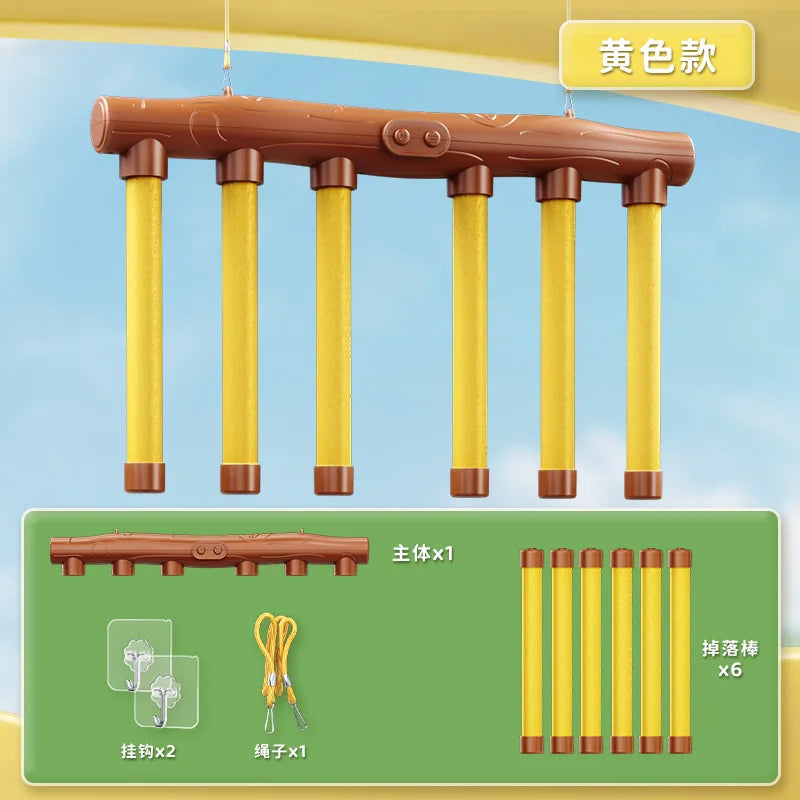Reflex Challenge Catch Sticks Game - Falling Sticks Reaction Training Toy for Sensory Integration & Drop Catch Win