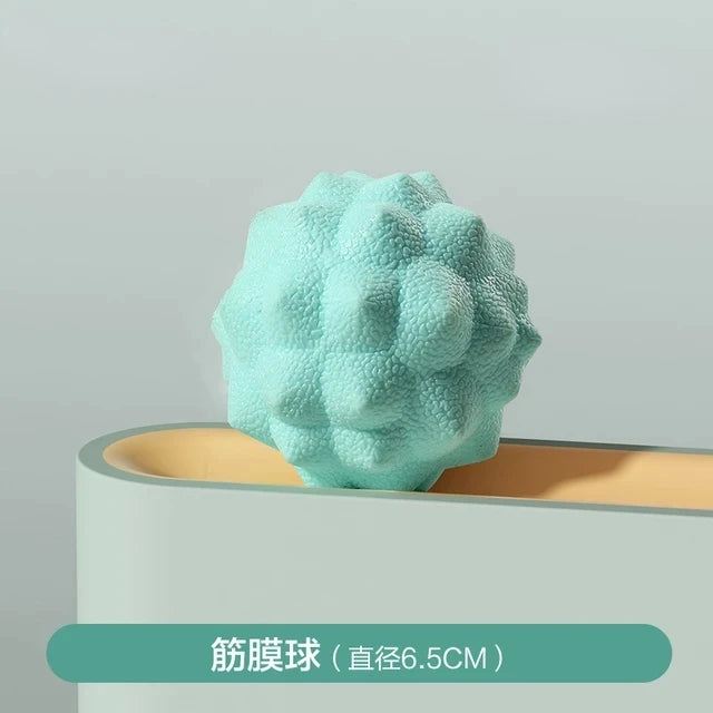 Dual-Texture Fascia Massage Ball Set - Peanut & Round Design for Deep Tissue Relief