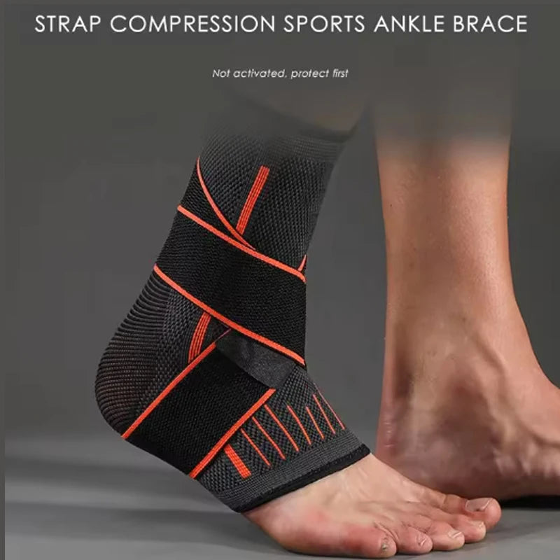 Sports Ankle Brace - Adjustable Compression Support for Men & Women | Running, Hiking, Basketball Protection