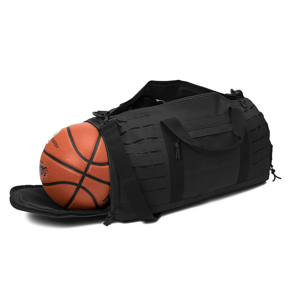 40L Tactical Duffel Bag - Multi-Sport Gym and Travel Bag with MOLLE System