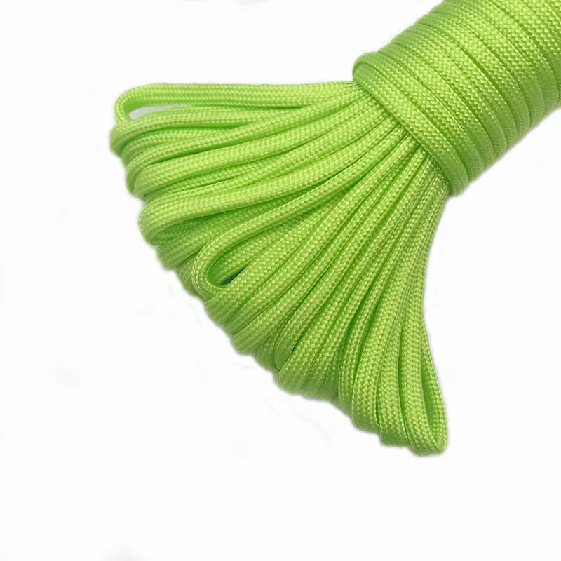 550 Paracord 4mm 7-Strand - Multi-Purpose Survival Rope for Climbing, Camping, Hiking, and Bracelets (Multiple Lengths)