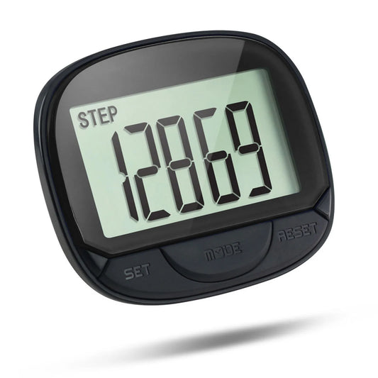 Multi-functional Step Counter 3D Pedometer with Clip for Fitness