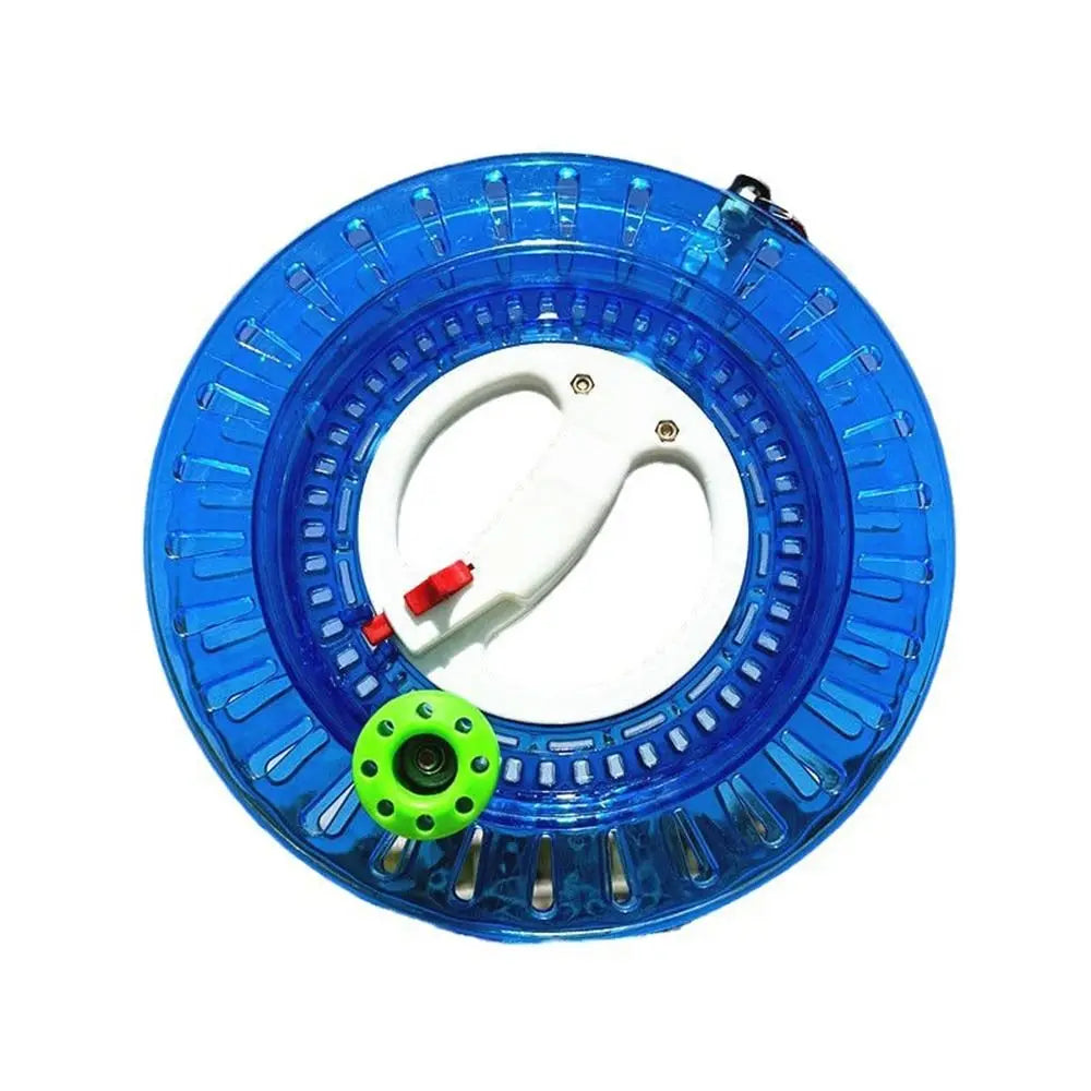 Premium PET Kite Line Winder with Lock - Fire Wheel String Spool - 18/20/22/26cm - Flying Kite Reel with String