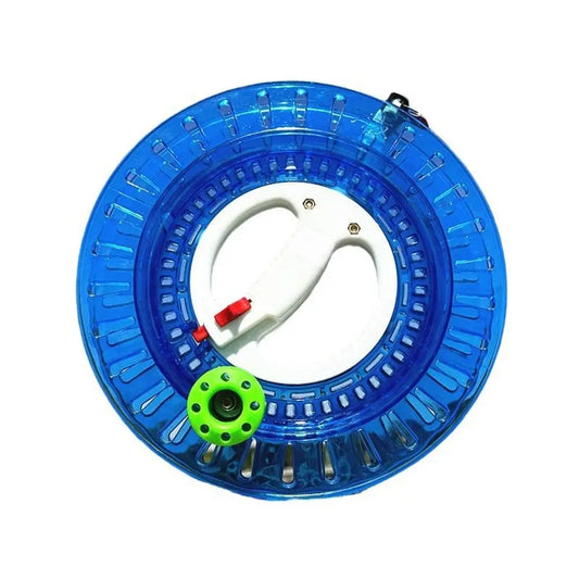 Premium PET Kite Line Winder with Lock - Fire Wheel String Spool - 18/20/22/26cm - Flying Kite Reel with String