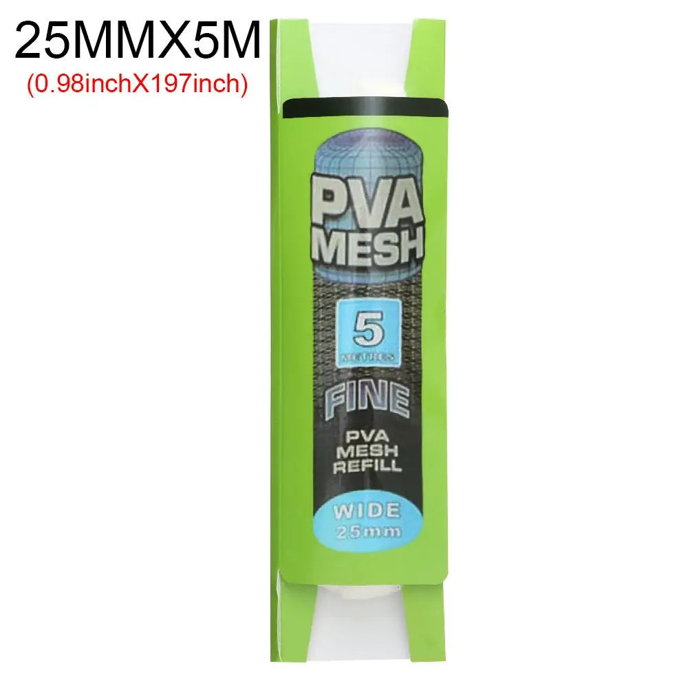 PVA Mesh Refill Bags - Water Soluble Carp Fishing Bait Wrap for Coarse Fishing Rigs