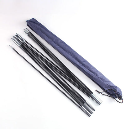 Glass Fiber Tent Arc Poles Replacement - 12-Piece Set (1 Pair) for Camping Tents (3.26m/3.4m/3.9m Options)