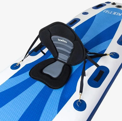 SUP Paddleboard Seat - Adjustable Padded Backrest for Kayaking, Canoeing & Fishing (Waterproof & Foldable)
