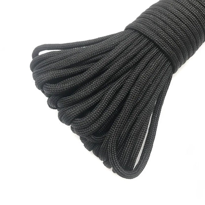 550 Paracord 4mm 7-Strand - Multi-Purpose Survival Rope for Climbing, Camping, Hiking, and Bracelets (Multiple Lengths)
