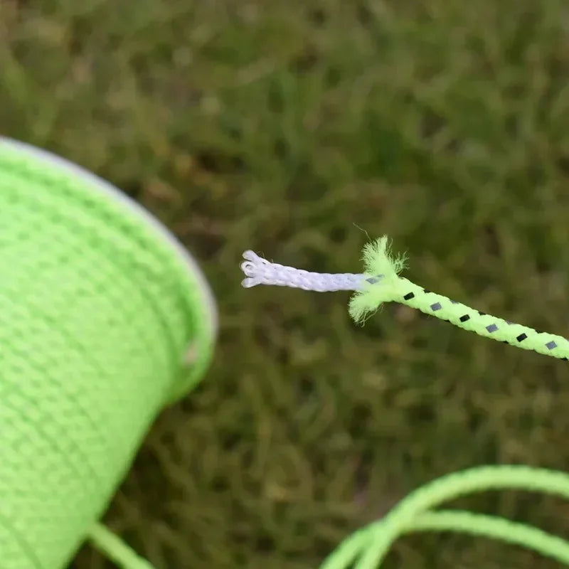 Reflective Paracord 50M - 2.5mm Parachute Cord for Camping, Survival, and Outdoor Use