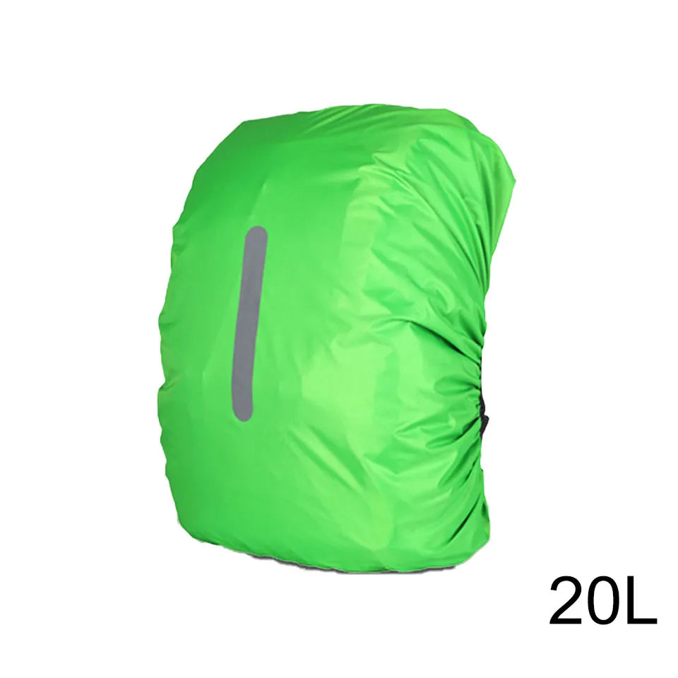 Waterproof Backpack Rain Cover - 20L-80L Reflective Outdoor Hiking Camping Bag Dust Cover for Men & Women