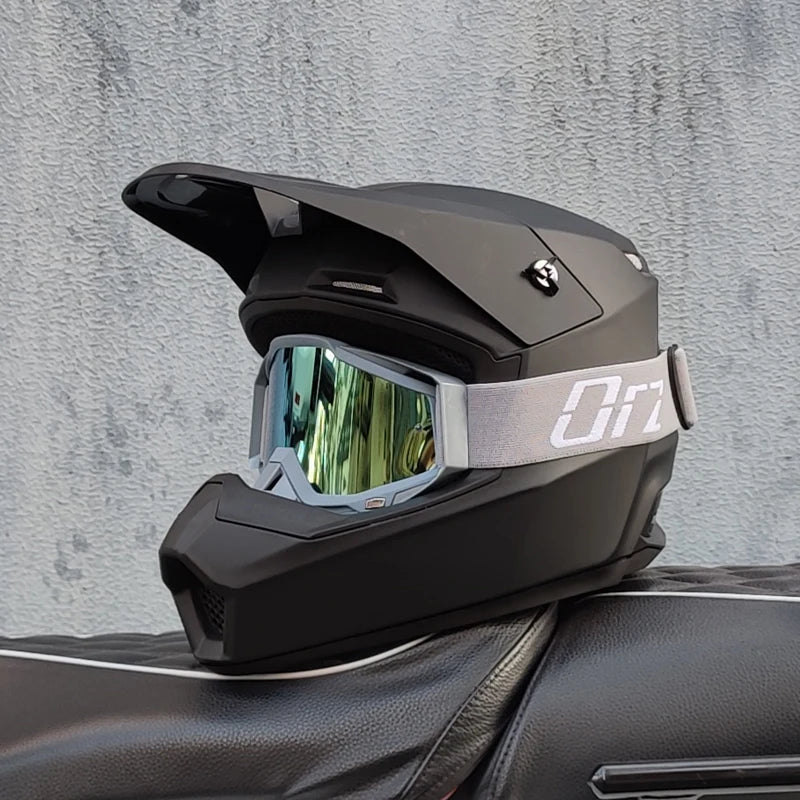 Full Face DH Motorcycle Helmet - Off-Road Racing Rally Bicycle Downhill Speed Helmet