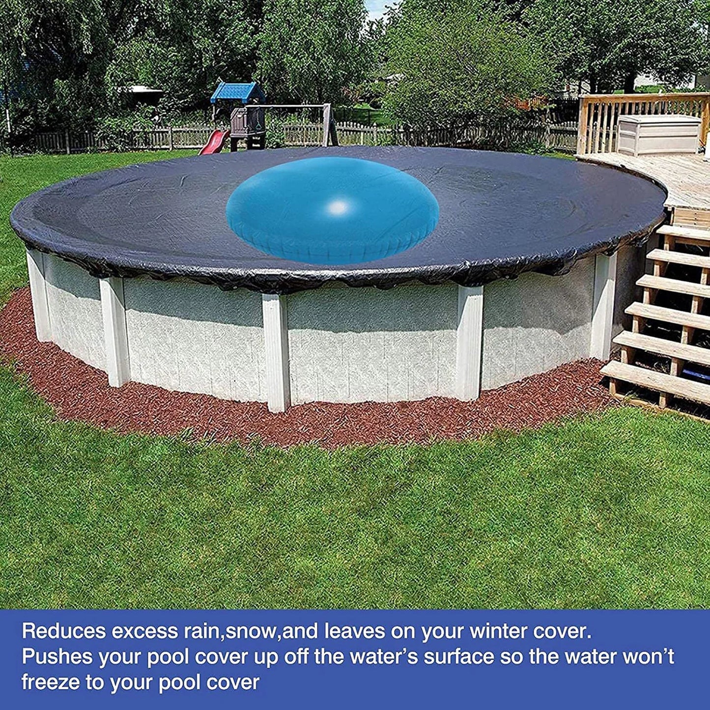 Durable PVC Pool Air Pillow - Winter Pool Cover Cushion for Cold Weather Protection