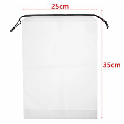 Waterproof Nylon Drawstring Storage Bag - Multi-Purpose Travel & Sports Organizer Pouch