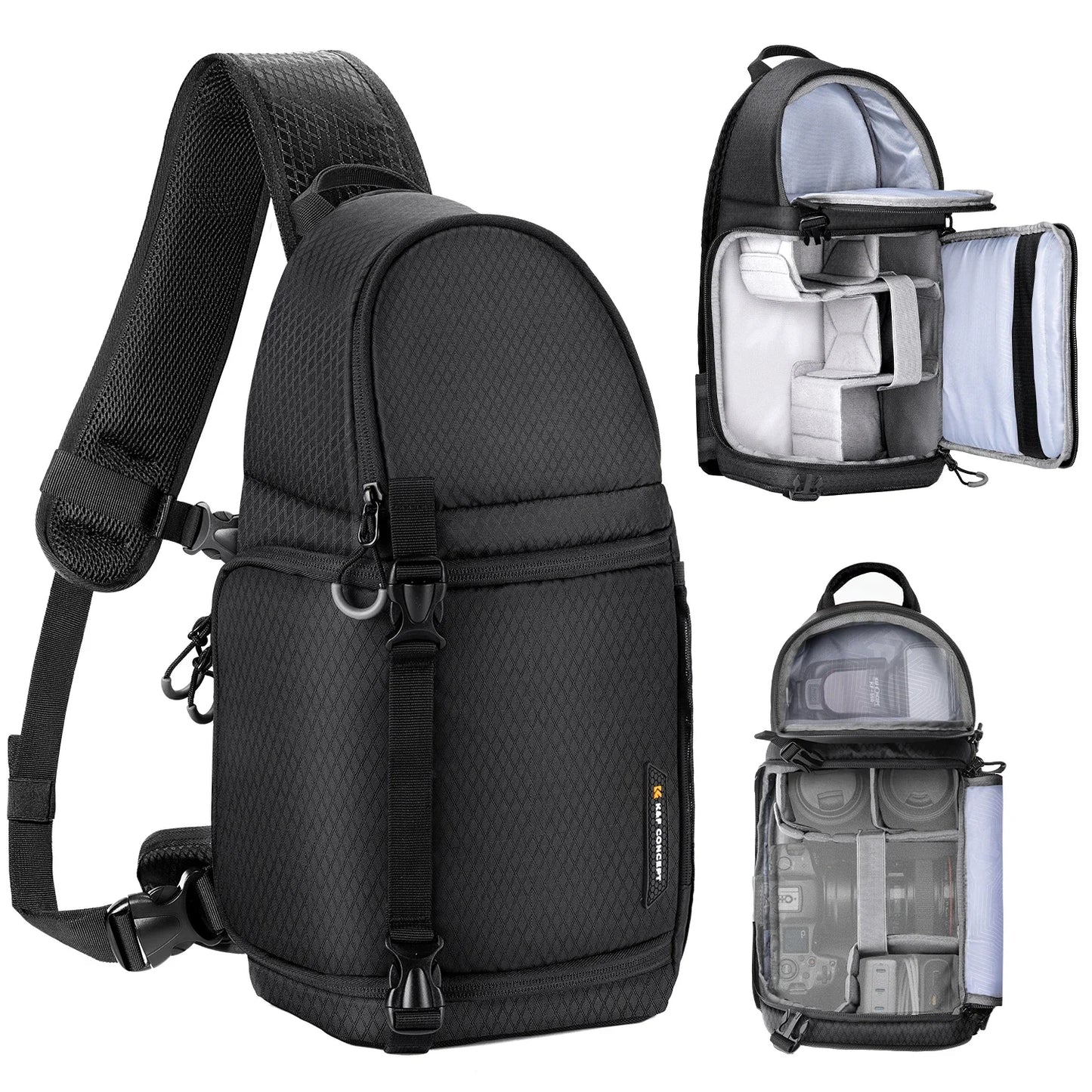 Camera Sling Backpack 10L - Waterproof DSLR/SLR Photography Bag