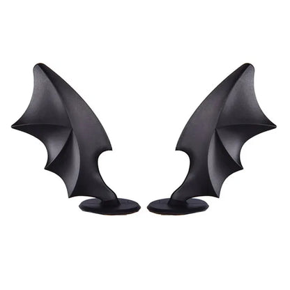 Motorcycle Helmet Horn Decoration - 2 Pack Rubber Corner Horns for Full Face Motocross & Off-Road Helmets