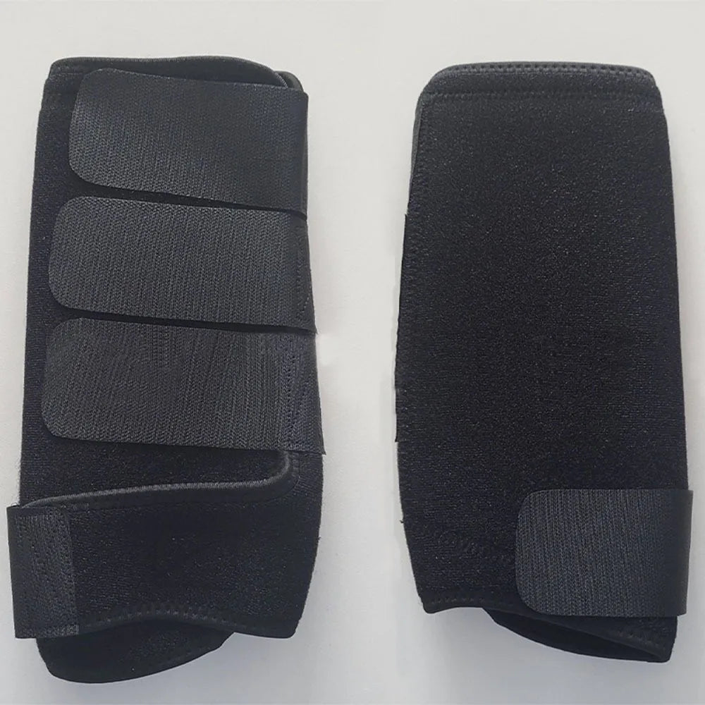 2PCS Equestrian Horse Leg Boots - Anti-Collision Racing Protection with Neoprene Material for Soft Shock Absorption