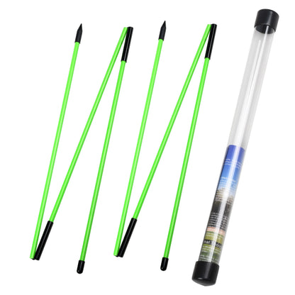 Golf Alignment Sticks - 2 Sets of 48inch Practice Rods - Collapsible & Portable - 6 Colors Available
