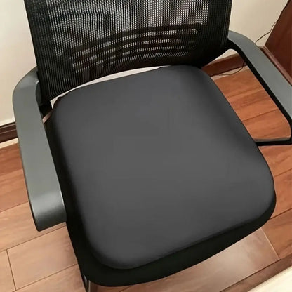 Elastic Memory Foam Seat Cushion - Soft Bounce-Back Design with Breathable Cover - Removable Washable Pad for Office & Long Sitting