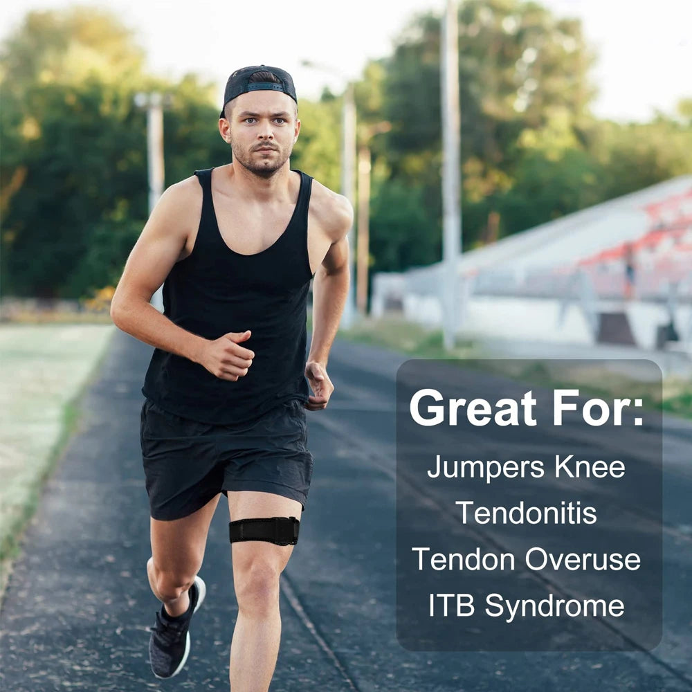 IT Band Compression Strap - Knee & Thigh Support for Running & Sports