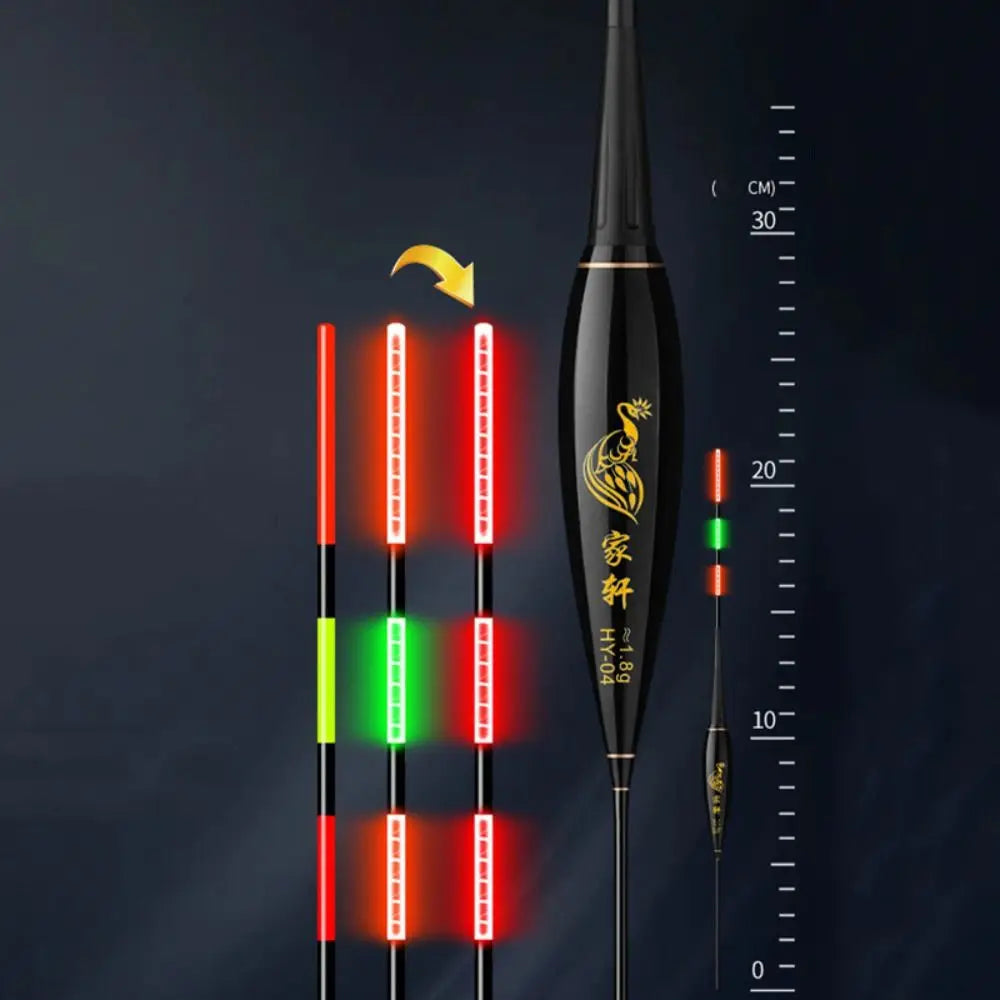 LED Fishing Float with Gravity Sensor - Night Fishing Strobe Light with Long Tail and High Sensitivity Buoy