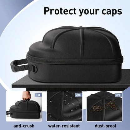 Baseball Cap Travel Case EVA Storage Carrier Bag Hat Protector Box for Travel Display Organization