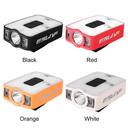 Rechargeable LED Hat Clip Light - XPG+COB 200LM Outdoor Headlamp with 1200mAh Battery, USB/Type-C Charging for Hiking, Emergency & Car Use