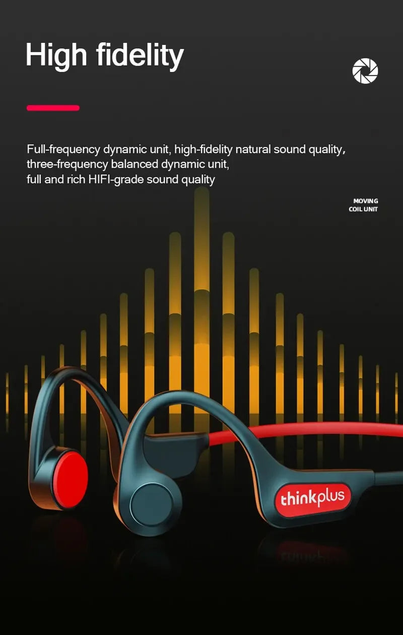 Bone Conduction Wireless Earbuds - TWS Bluetooth Sports Headset for Running & Cycling