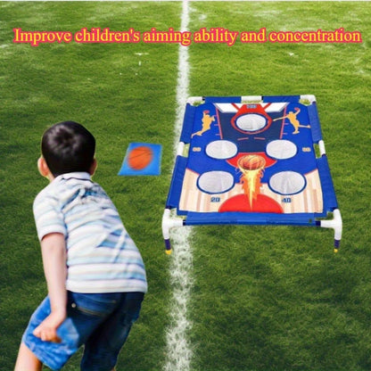 Portable Bean Bag Toss Game Set - Sandbag Throwing Game for Kids Ages 3+ and Adults