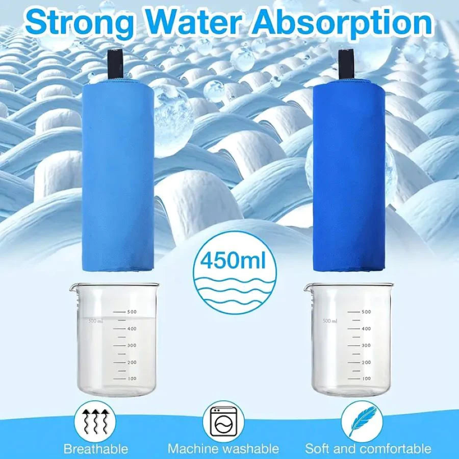 Quick Dry Microfiber Towel for Swim, Yoga, Gym, and Travel