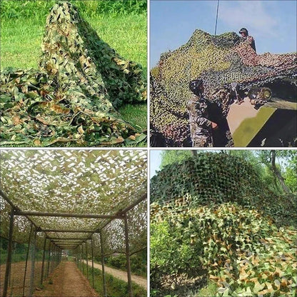 210D Oxford Military Camouflage Netting - Garden Gazebo Sun Shelter Net for Hunting & Outdoor Use