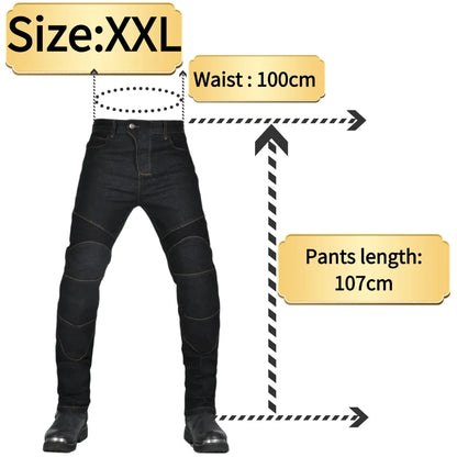 All-Season Motorcycle Riding Jeans - Anti-Fall Racing Pants for Men & Women