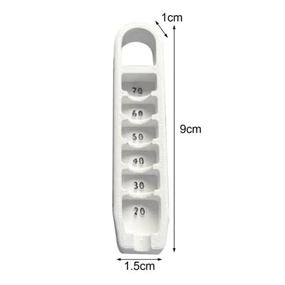 Adjustable Golf Tee Height Regulator - Portable Tee Stand with 20-70mm Precision Positioning - Essential Golf Training Tool