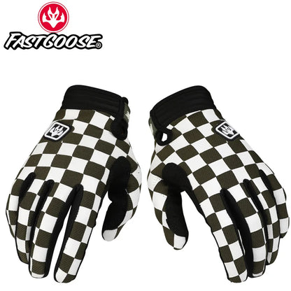 FASTGOOSE Retro Rider Motocross Racing Gloves - Off-Road Motorcycle MTB BMX ATV Cycling Gloves