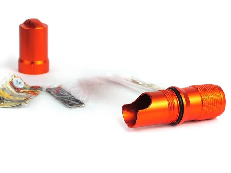 Waterproof Survival Storage Capsule - 3-in-1 Emergency Container for Pills/Matches/Gear with Sealed Design for Outdoor Adventures
