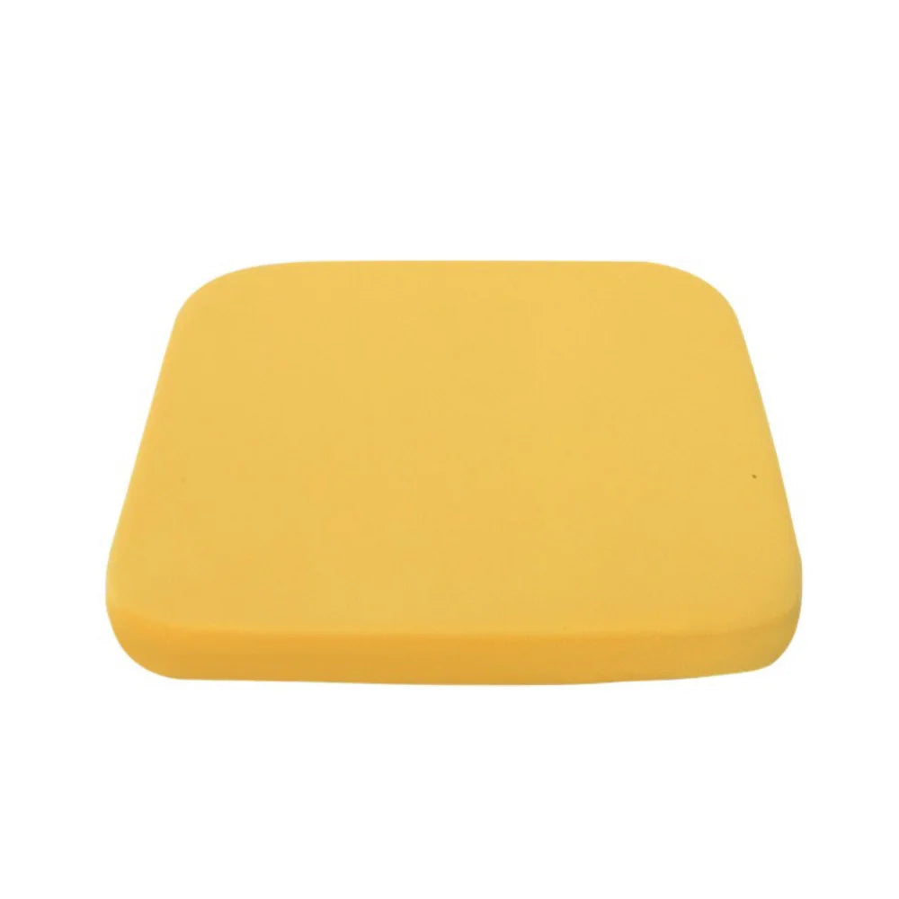 Elastic Memory Foam Seat Cushion - Soft Bounce-Back Design with Breathable Cover - Removable Washable Pad for Office & Long Sitting