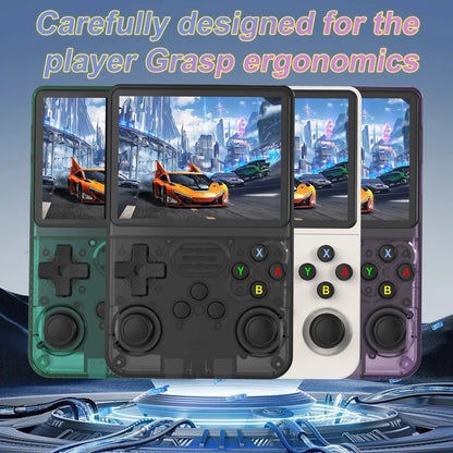 R36S Portable Handheld Game Console - 3.5" IPS Screen - 640x480 Resolution - 64GB Memory - Classic Games Preloaded