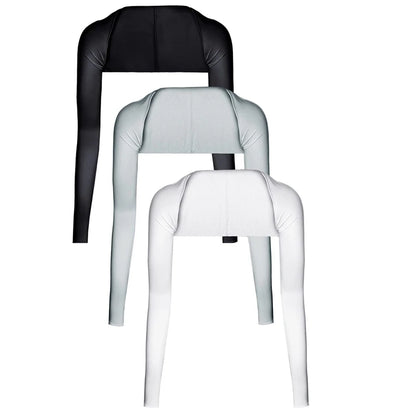 Ice Silk Cooling Arm Sleeves - Ultra-Thin UV Protection Long Gloves for Outdoor Golf & Sports | Breathable Sun Protection Hand Cover