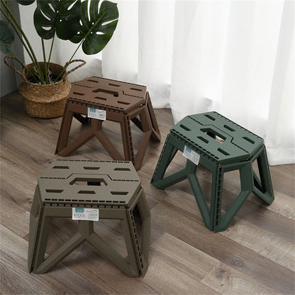 Portable Folding Camping Stool - High Load Bearing Outdoor Chair for Fishing, Beach & Camping