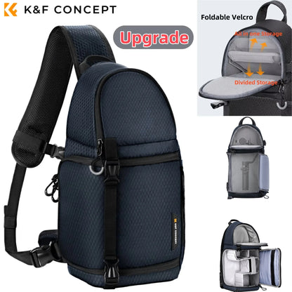 Camera Sling Backpack 10L - Waterproof DSLR/SLR Photography Bag