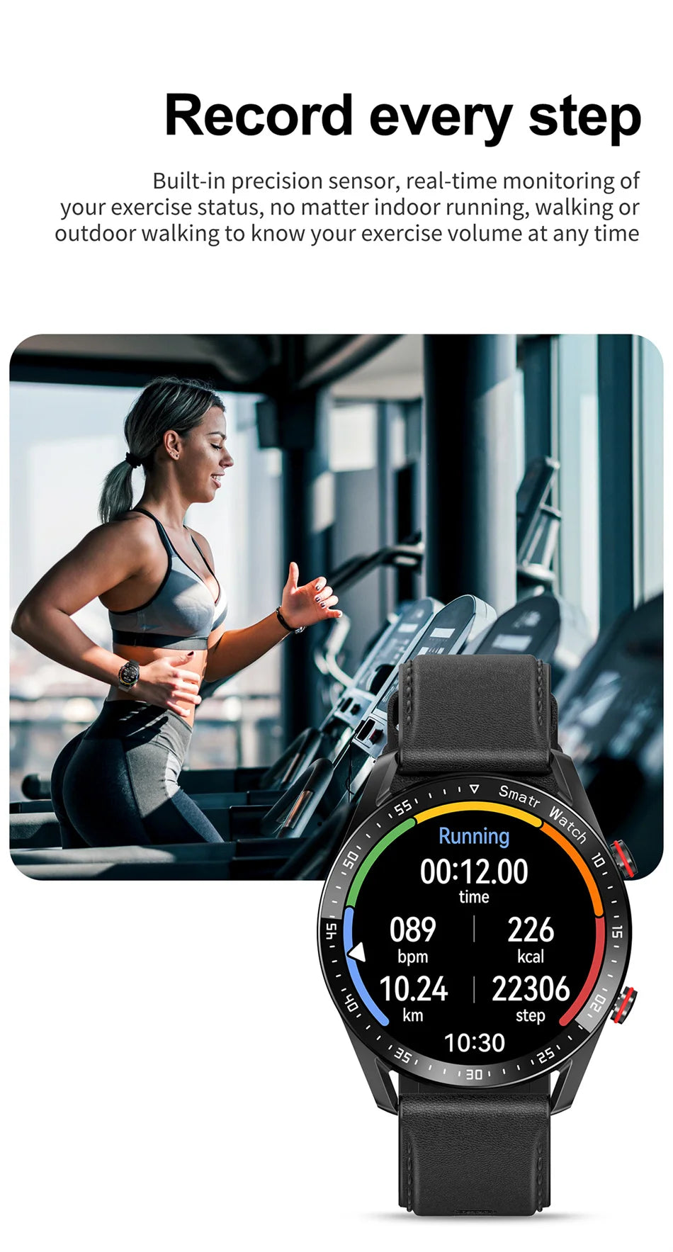 GT Series Smart Watch - HD Screen with Bluetooth Call, GPS Tracker, Heart Rate Monitor & IP68 Waterproof for Men & Women