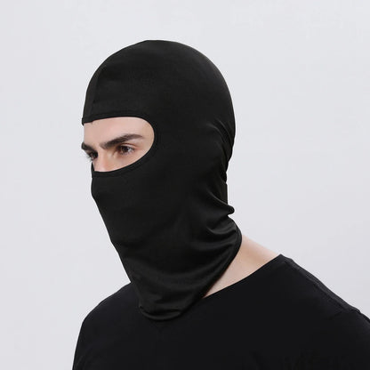 Breathable Motorcycle Balaclava - Full Face Mask with Neck Hood for Motocross & Motorbike Riding