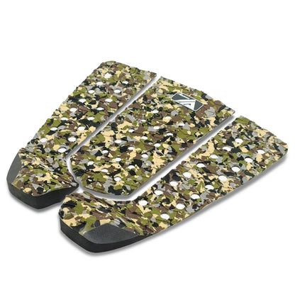 EVA Surfboard Traction Pad - 3-Piece Deck Grip with Tail Kick