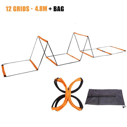 Dual-Purpose Soccer Training Jump Ladder - Ultimate Agility Training Tool