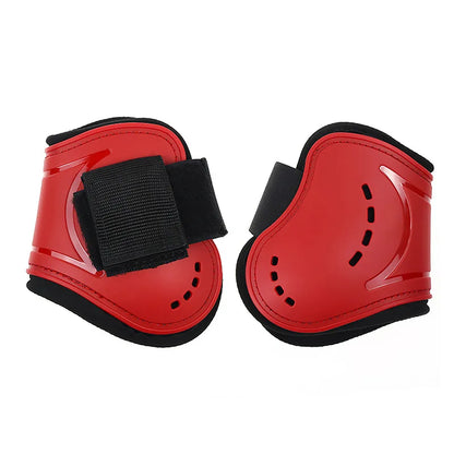 Adjustable Horse Leg Splint Boots - PU Neoprene Protective Support for Training, Racing, Riding & Jumping
