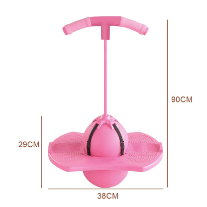 Children's Frog Jump Balance Training Ball - Height Exercise Equipment for High Jump & Coordination