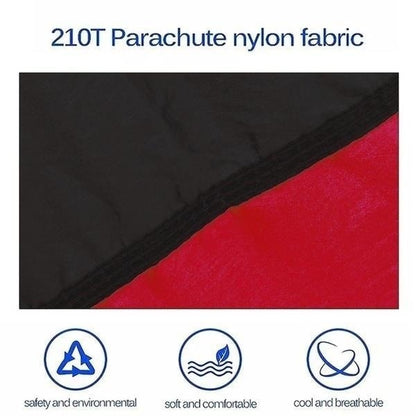 Portable Nylon Camping Hammock - High Strength Parachute Fabric Hanging Bed for Single Person Outdoor Use