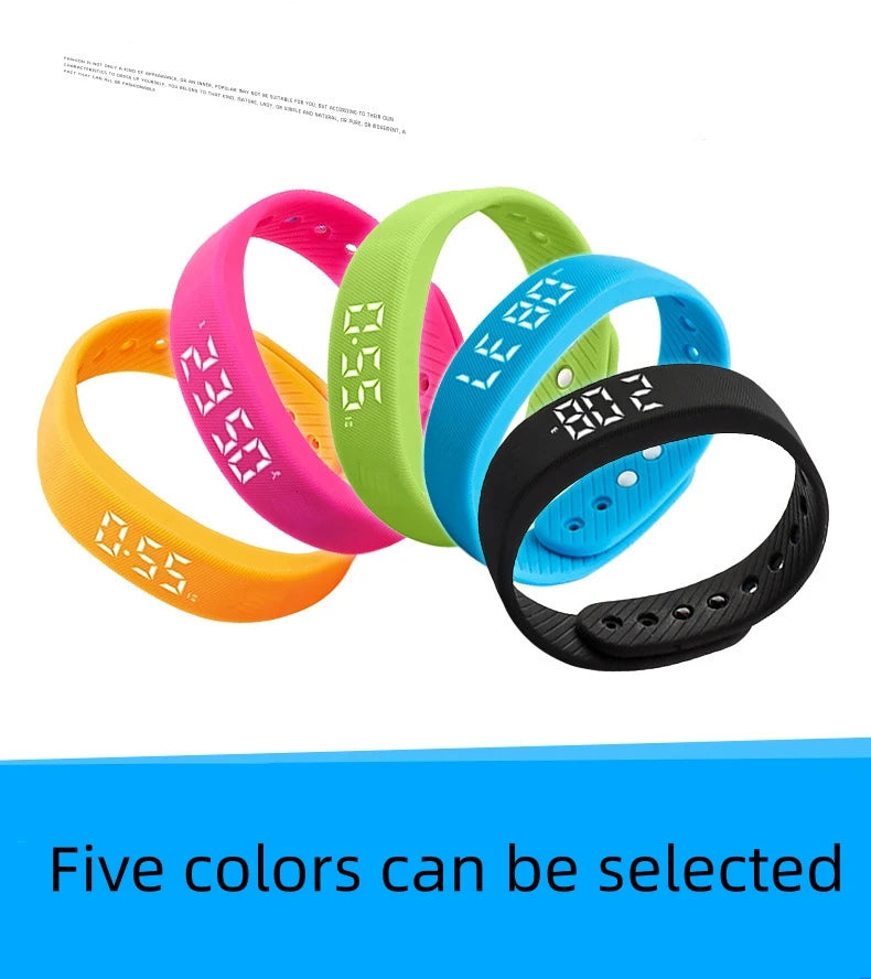 LED Digital Smart Band - Waterproof Fitness Tracker with Pedometer, Activity Monitor & Vibration Alarm